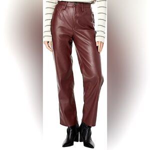 MADEWELL leather pants-NEW!! ❤️🩷🤎